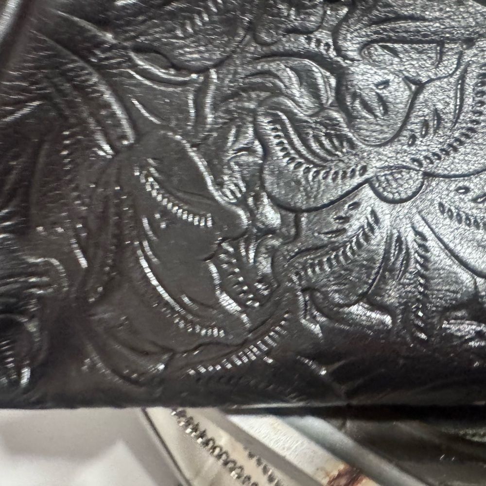 Patricia Nash  Black Chain Clutch coin purse  inspired - Picture 4 of 6